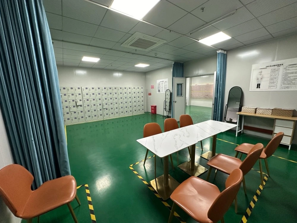 Employee Break and Locker Area Employee Break and Locker Area